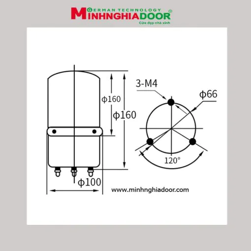 Đèn báo cổng xếp