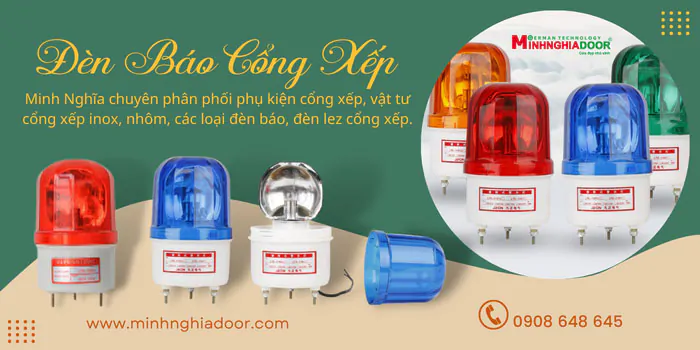 Đèn báo cổng xếp Đèn báo cổng xếp