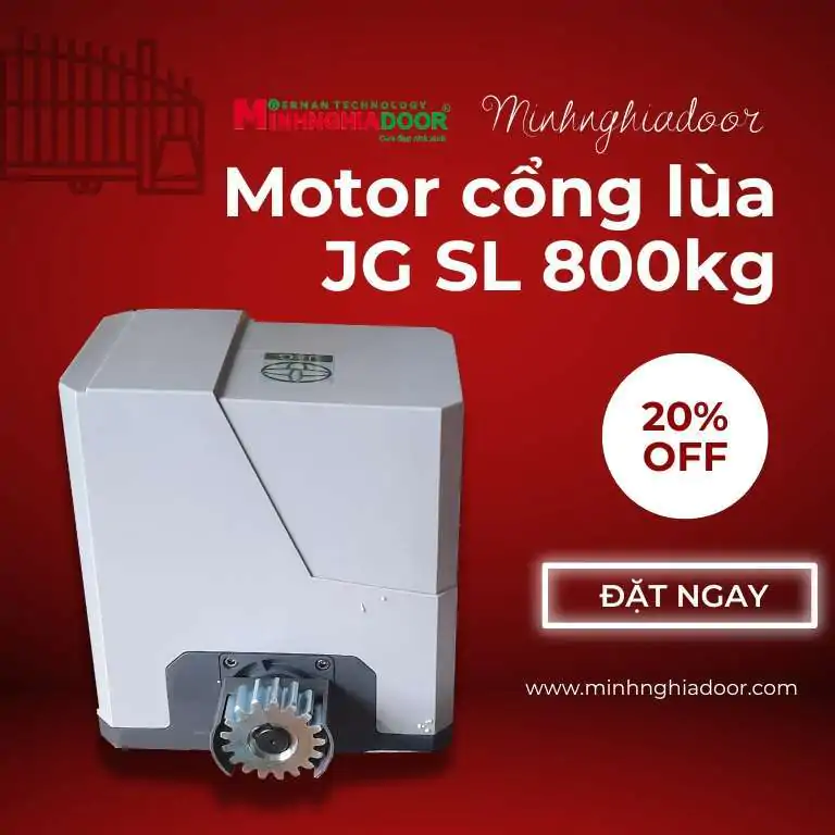 Motor cổng lùa jg sl 800kg