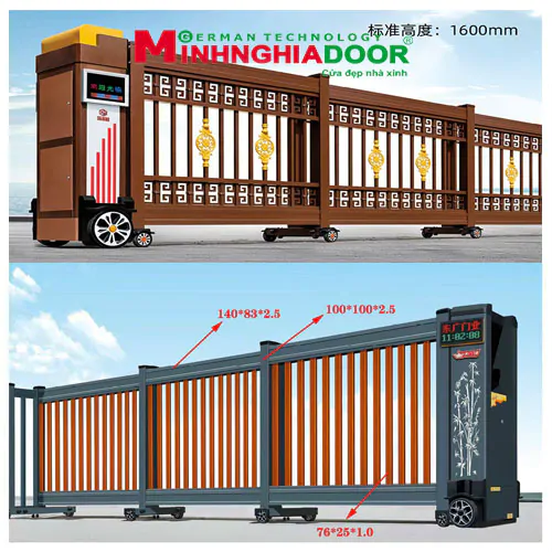 Cửa cổng xếp công nghệ mới - Ảnh 7