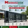 Cửa cổng xếp công nghệ mới 17 cong xep hien dai