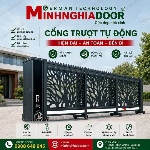 Cửa cổng xếp công nghệ mới 3 Cửa cổng xếp công nghệ mới - Ảnh 3