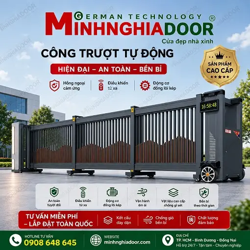 Cửa cổng xếp công nghệ mới 6 Cửa cổng xếp công nghệ mới - Ảnh 6
