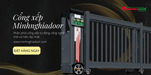 Cửa cổng xếp công nghệ mới