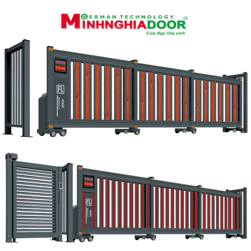 Cửa cổng xếp công nghệ mới - Ảnh 9
