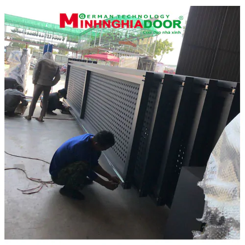 Cửa cổng xếp công nghệ mới