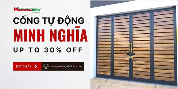 Mẫu cửa cổng đẹp đơn giản