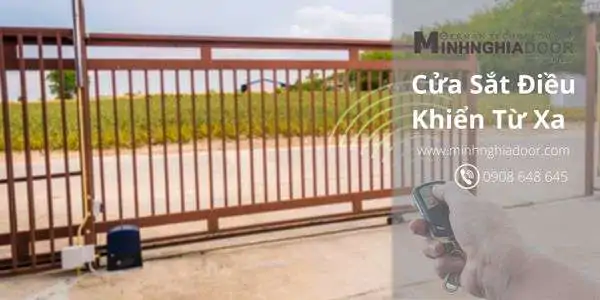 cửa sắt điều khiển từ xa