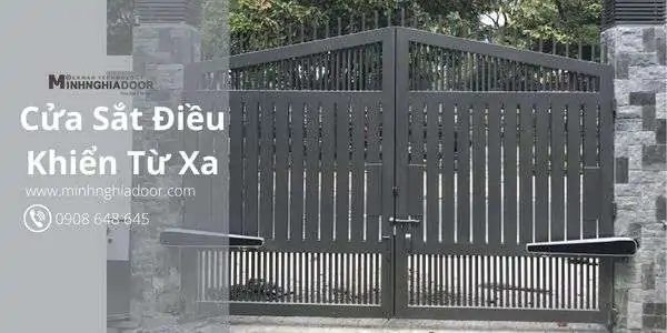cửa sắt điều khiển từ xa