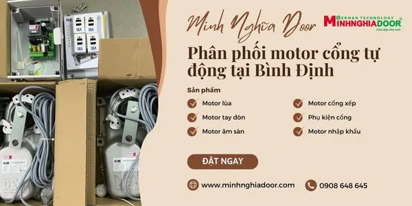Cổng tự động Bình Định