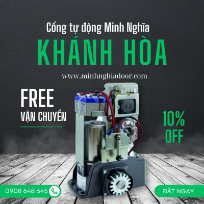Cổng tự động khánh hòa
