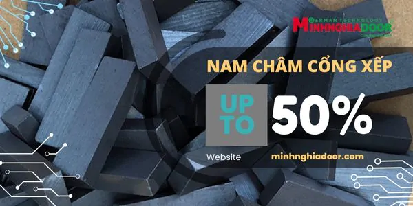 Nam châm cổng xếp