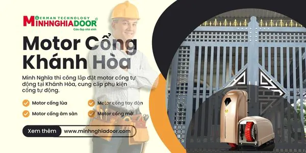 Cổng tự động Khánh Hòa