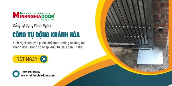 Cổng tự động Khánh Hòa
