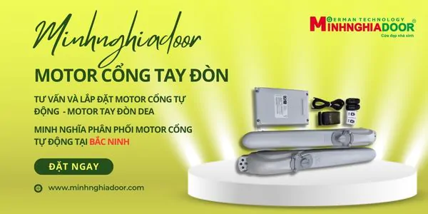 motor cổng tay đồn tự động bắc ninh