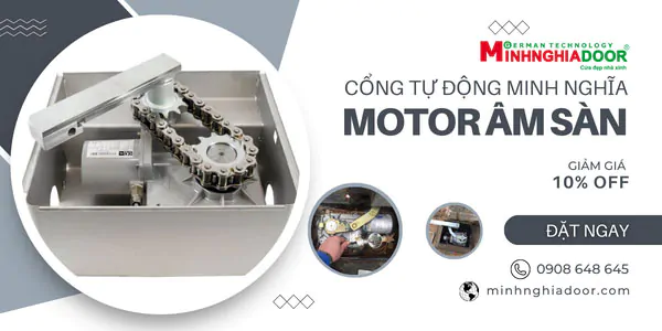 Cổng tự động Long Khánh 3 Cổng tự động âm sàn Long Khánh