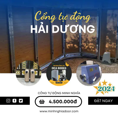 Cổng tự động ở Hải Dương