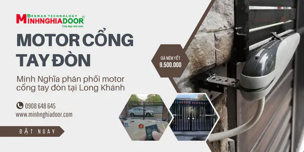 Cổng tự động Long Khánh 2 Cổng tự động tay đòn Long Khánh