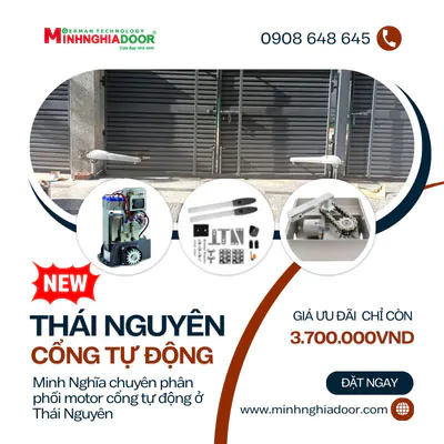 Cổng tự động Thái Nguyên