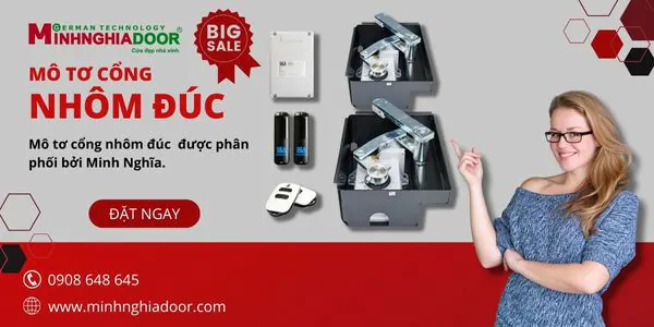 Mô tơ đúc nhôm Mô tơ cổng nhôm đúc