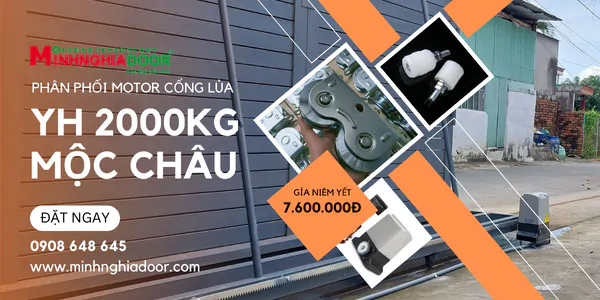 Motor cổng lùa tự động Mộc Châu