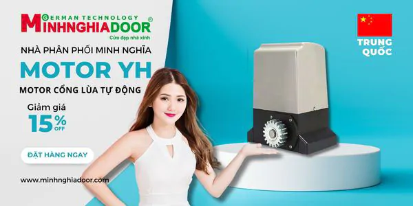Motor cổng lùa tự động Trung Quốc