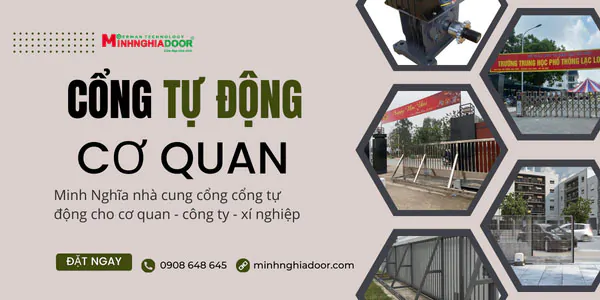 Cổng trượt tự động cơ quan