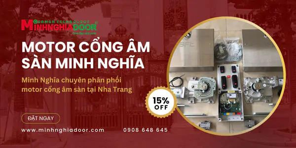 Cổng tự động âm sàn Nha Trang