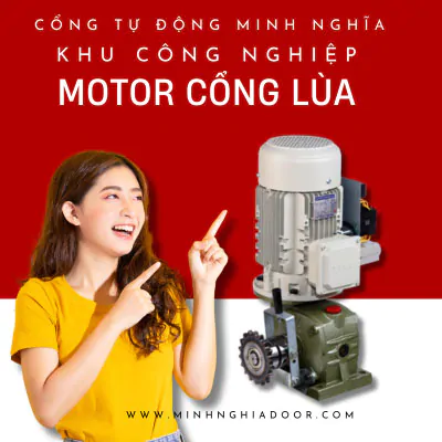 Motor cổng lùa khu công nghiệp