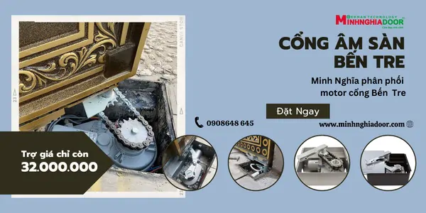 Cổng âm sàn tự động Bến Tre Cổng âm sàn tự động Bến Tre