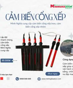 cảm biến tự động cho cổng xếp