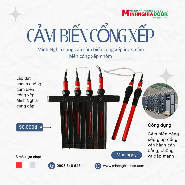 Cảm Biến Tự Động Cho Cổng Xếp 1 cảm biến tự động cho cổng xếp