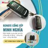 remote cửa cổng xếp barie