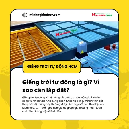 Giếng trời tự động hcm