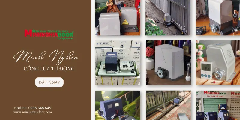 lắp đặt motor cổng tự động