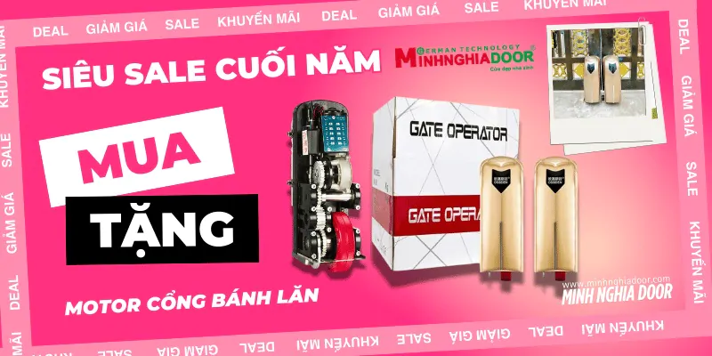 Motor cửa cổng nhập khẩu cao cấp chất lượng