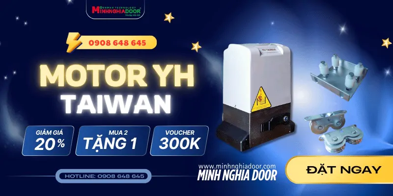 motor cửa cổng cho biệt thự