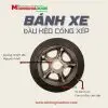 Bánh xe cổng xếp loại lớn cốt bao nhiêu