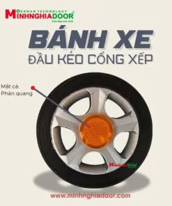Bánh xe đầu kéo cổng xếp