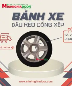 Bánh xe đầu kéo cổng xếp