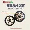 mẫu bánh xe thân cổng xếp