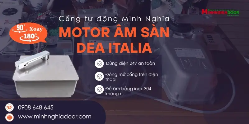 Motor cổng âm sàn là gì bạn biết chưa Motor cổng âm sàn là gì dễ lắp không