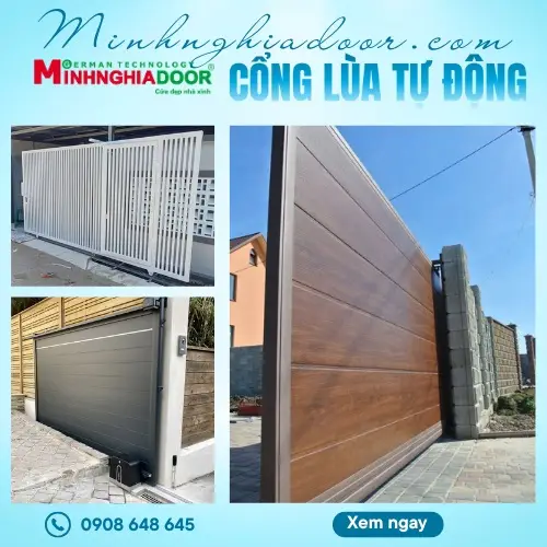 cổng lùa tự động