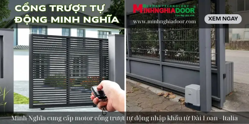 Motor cổng trượt Đài Loan Motor cổng trượt Đài Loan