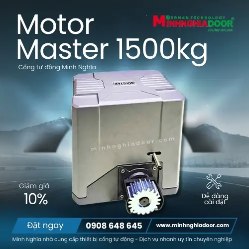 Motor cổng lùa Master 1500kg 1 motor cổng lùa master 1500kg