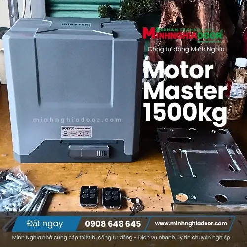 Motor cổng lùa Master 1500kg 6 motor cổng lùa master 2000