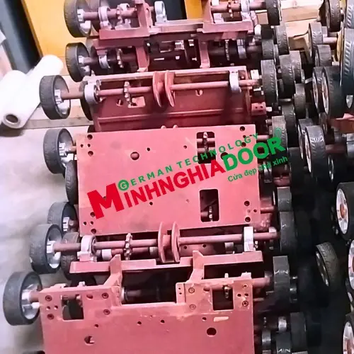 đế motor cổng xếp chịu lực