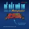 đế motor cổng xếp có đường ray giữa