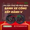 Bánh xe rãnh v cổng xếp