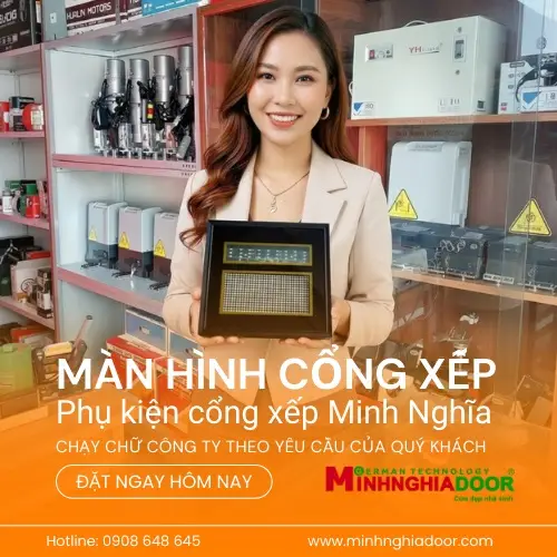 Màn hình LED cổng xếp 4 Màn hình lez cho cổng xếp